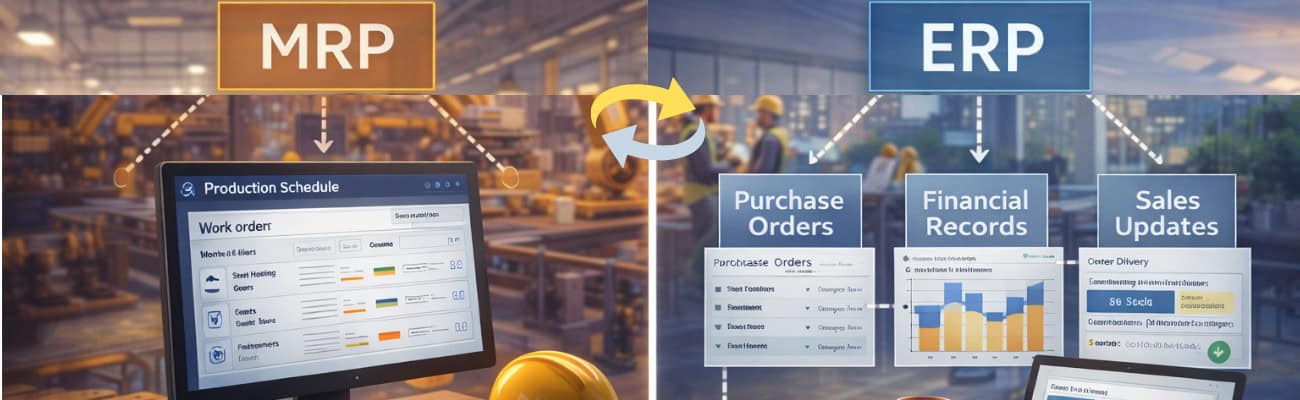 MRP and ERP in action 